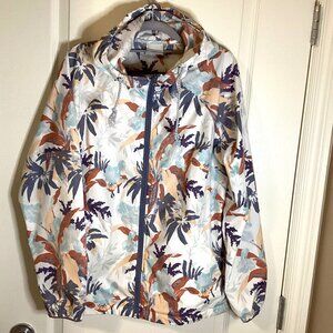 Columbia Women's Lightweight Side Hill Magnolia Floral Print Windbreaker Jacket